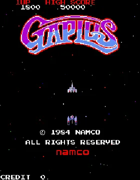 Galaga 3 (Midway) screen shot title